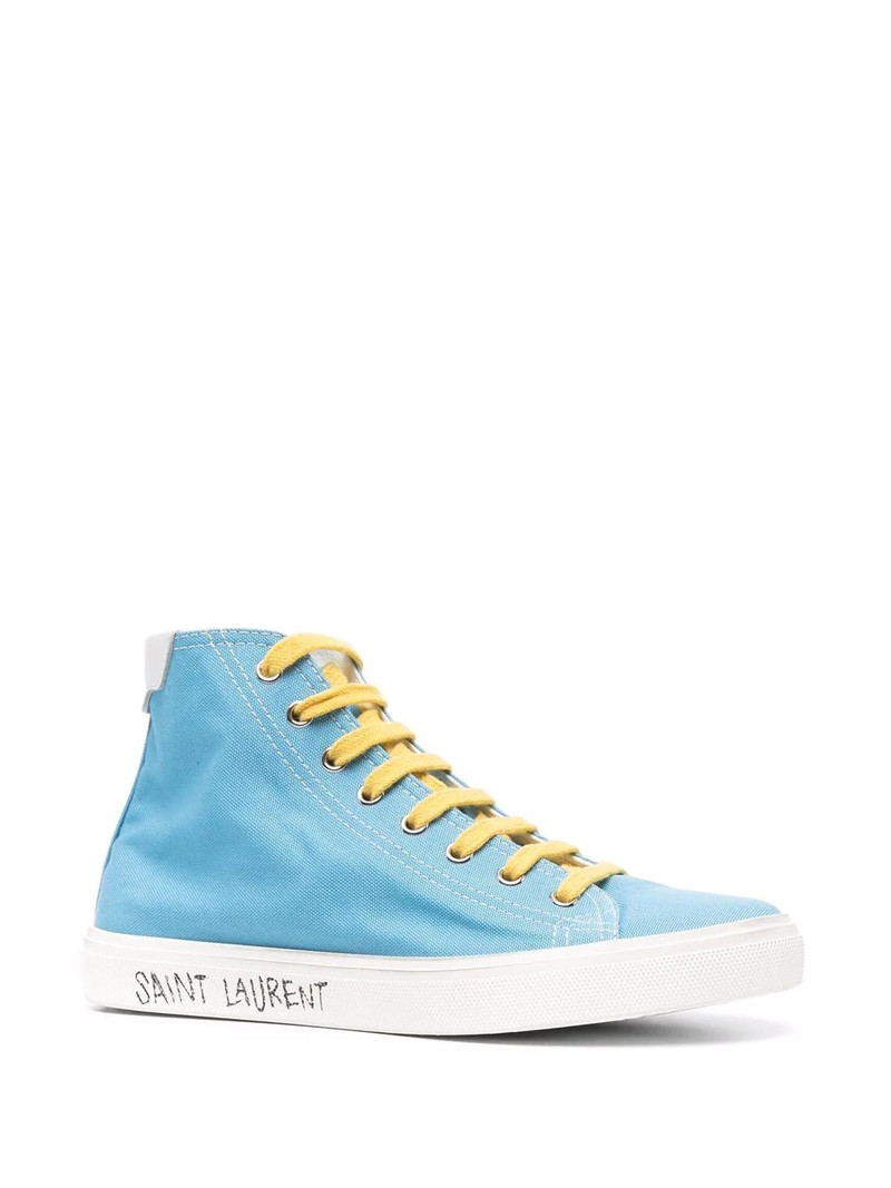SAINT LAURENT Malibu mid-top sneakers outlook