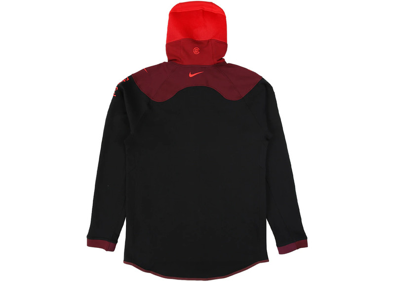 Nike Nike x CLOT NRG GE Hoodie Black/Uni Red/Dark Maroon outlook