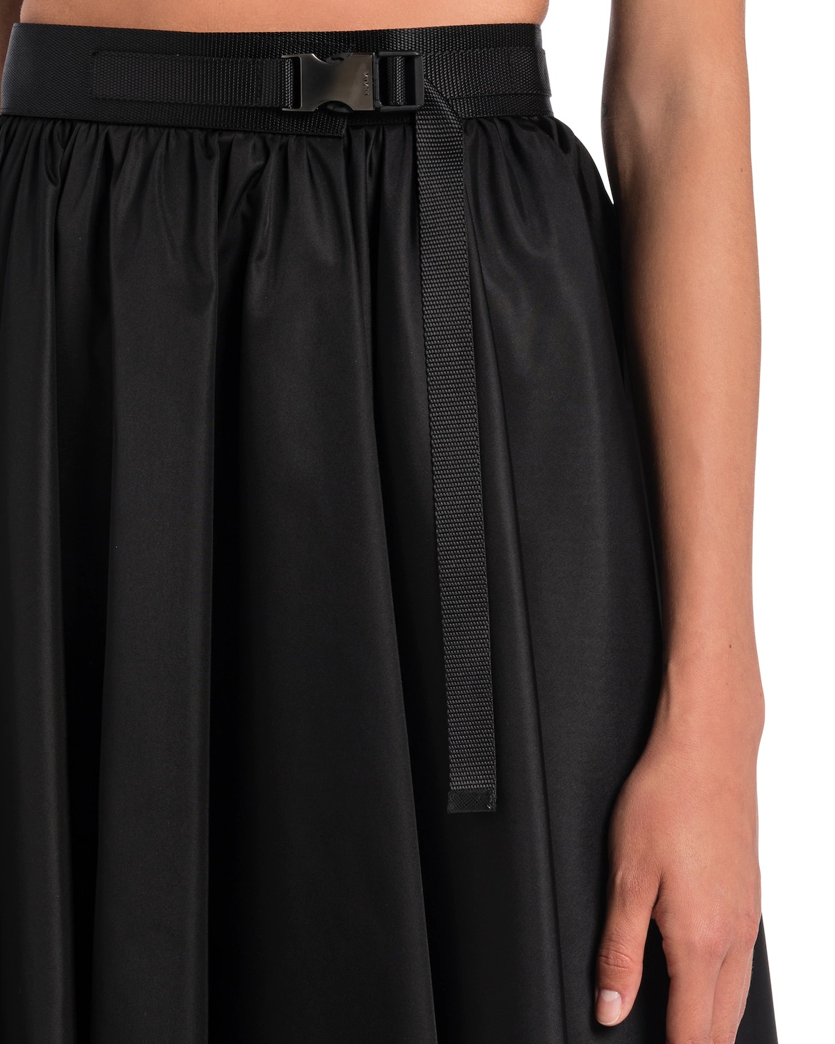 Re-Nylon Gabardine full skirt - 5