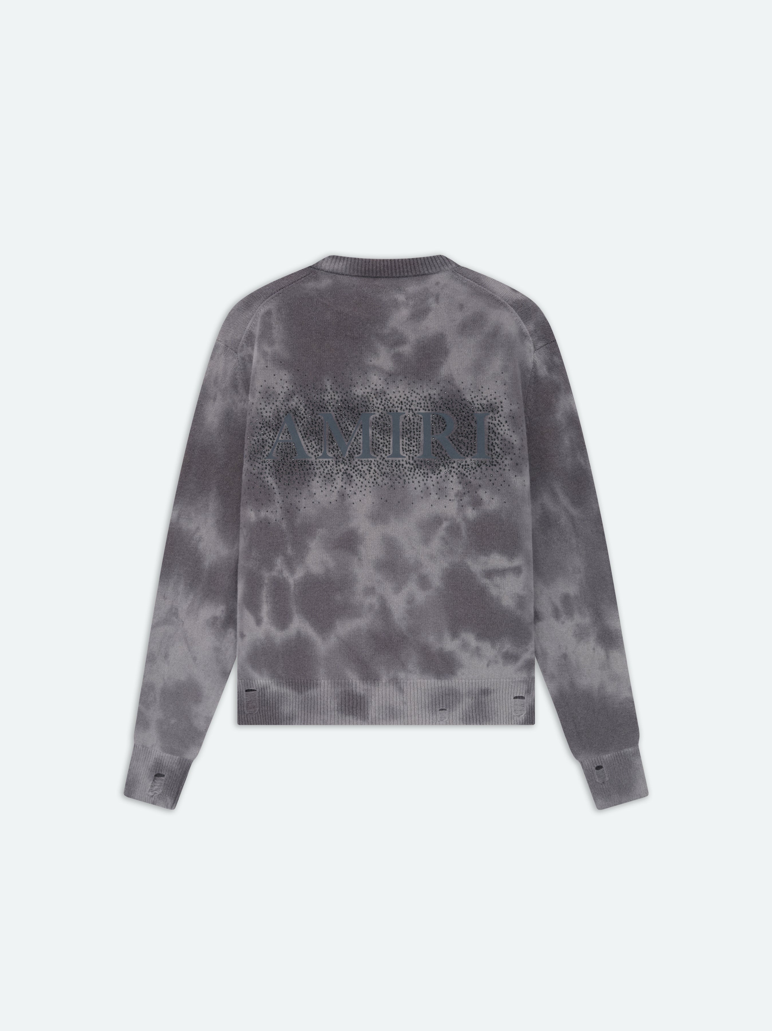 CRYSTAL CREWNECK- Faded Black - 2