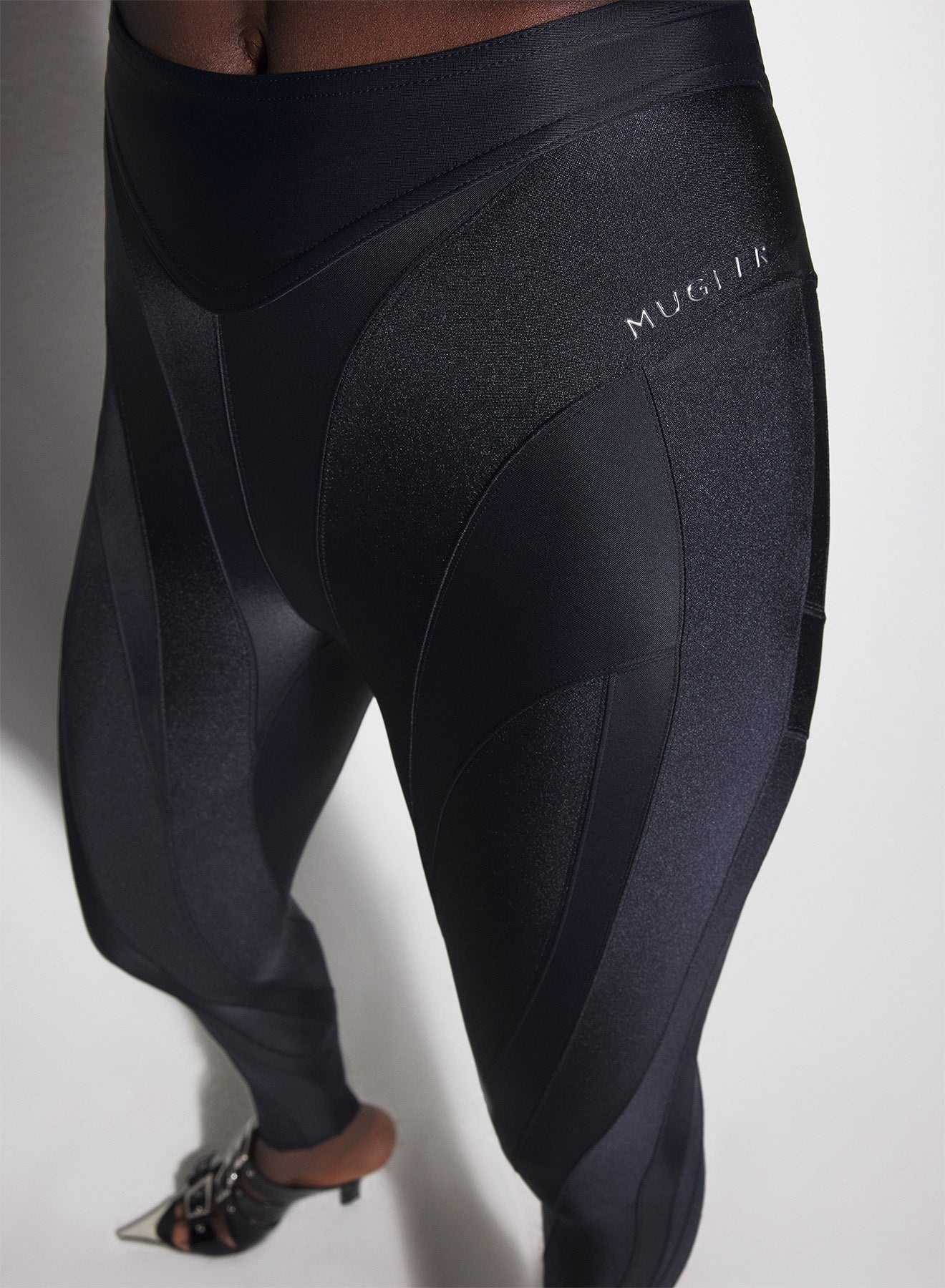 black spiral leggings - 4