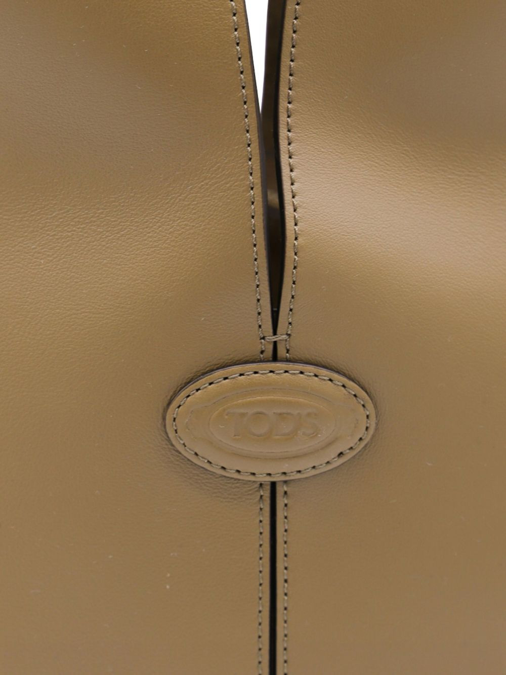 double-handle leather tote bag - 4
