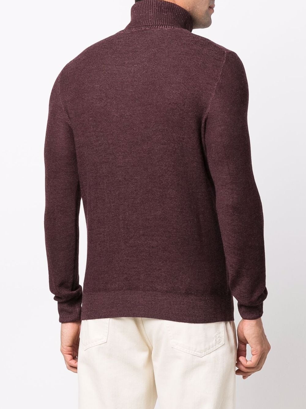 wool roll-neck jumper - 4