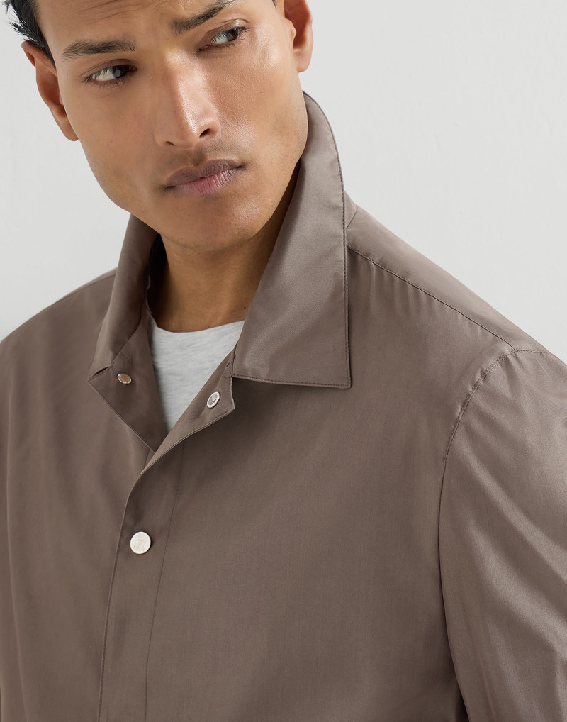Bonded silk unlined outerwear jacket 4