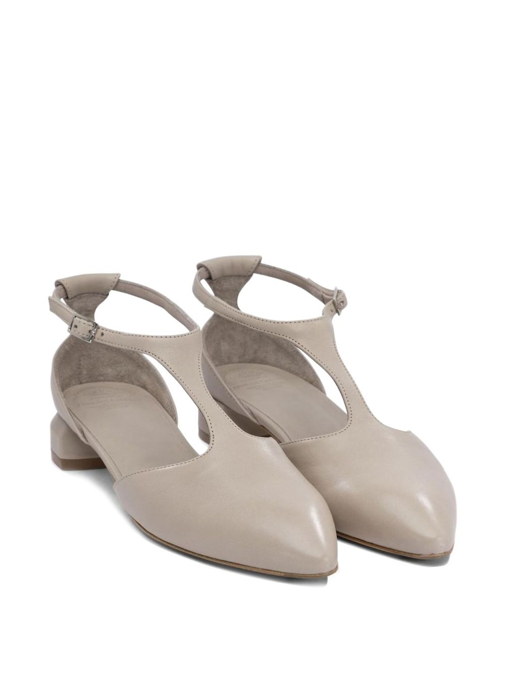 t-bar block-heel pumps - 2