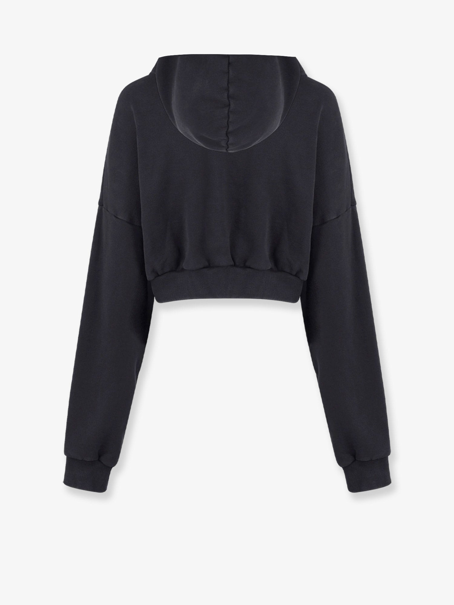 Cropped Cotton Sweatshirt - 2