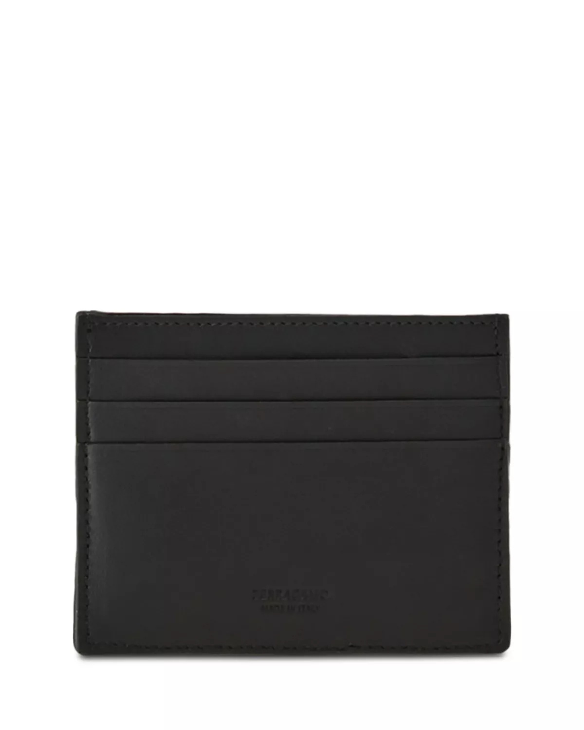 Gancio Woven Leather Card Case - 3