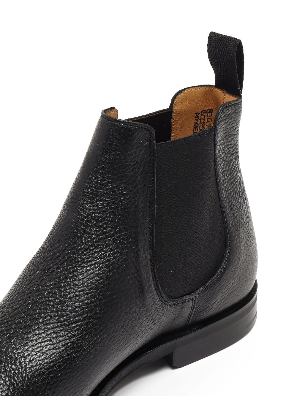Amberly pebbled-leather Chelsea boots - 4