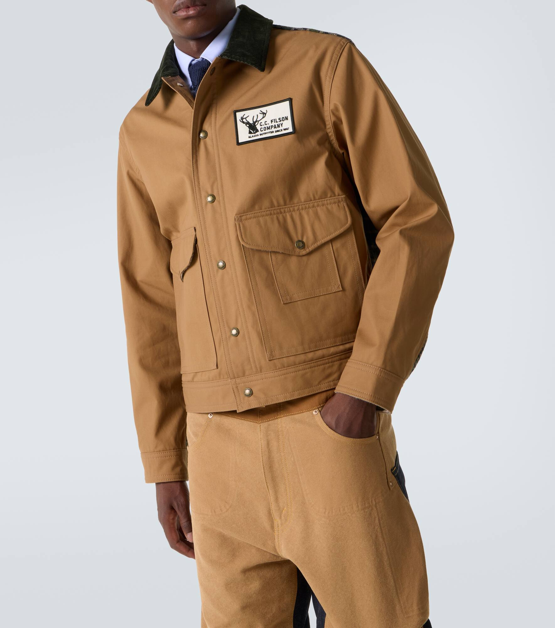 x Filson cotton and wool-blend jacket - 5
