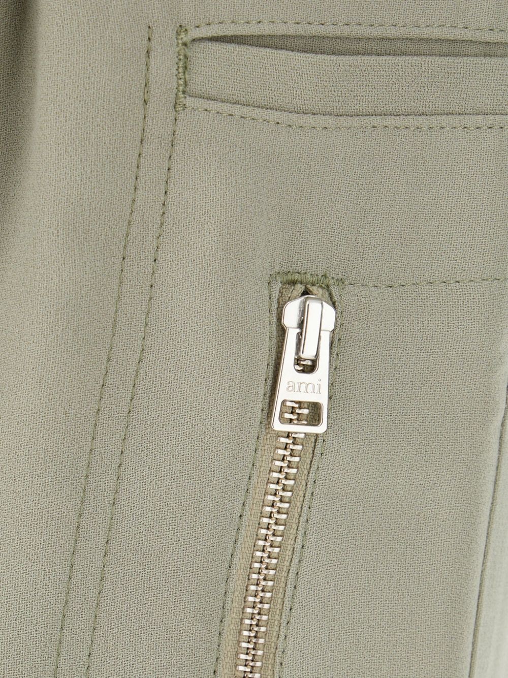 crepe straight trousers - 3