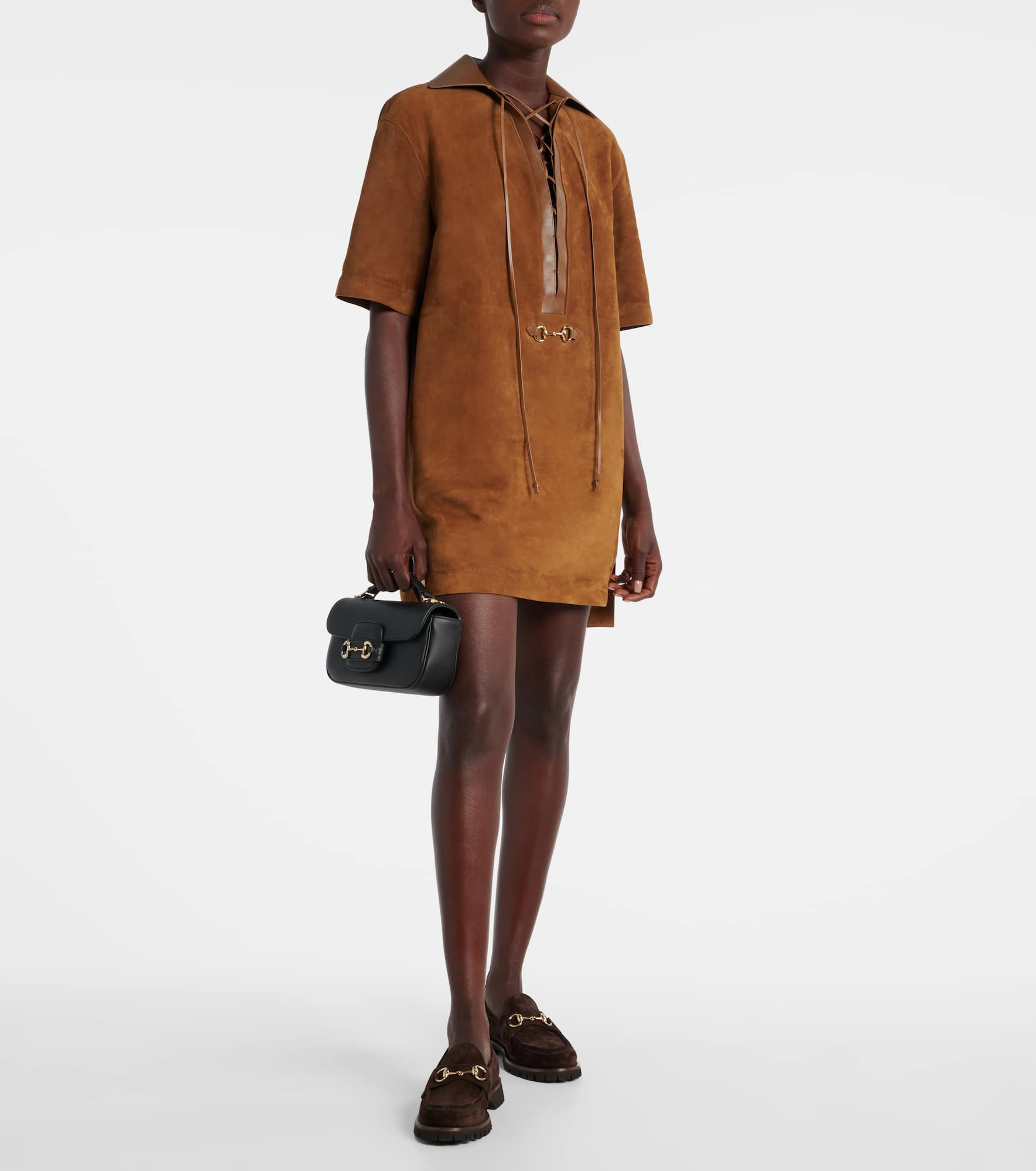 Sylke Horsebit suede loafers - 3
