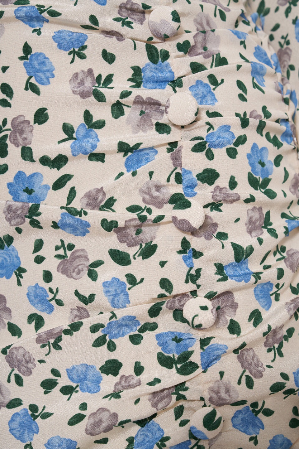 OPEN BACK FLOWER PRINT SILK MINI DRESS - 3