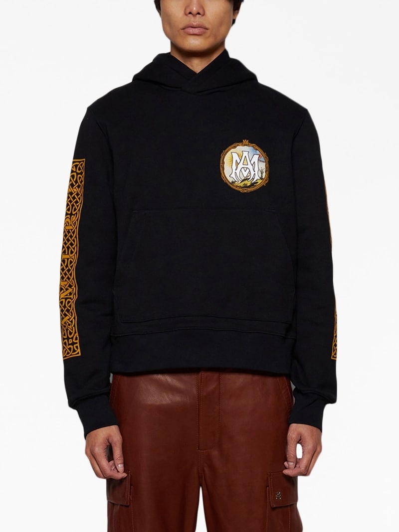 Alchemy Frame cotton hoodie - 3