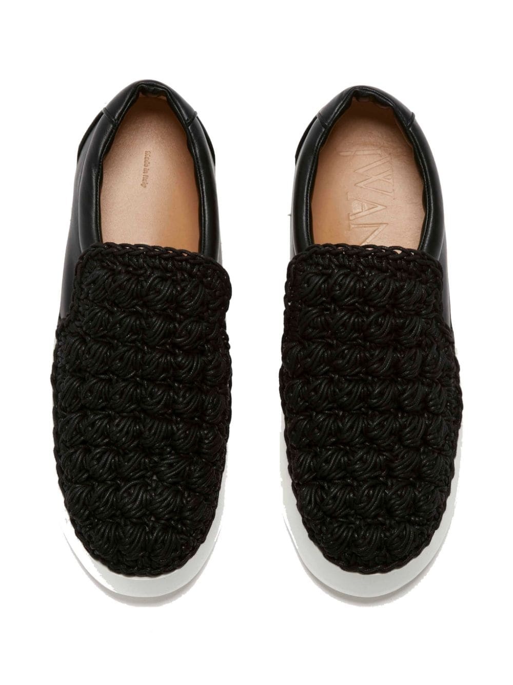 Popcorn leather sneakers - 4