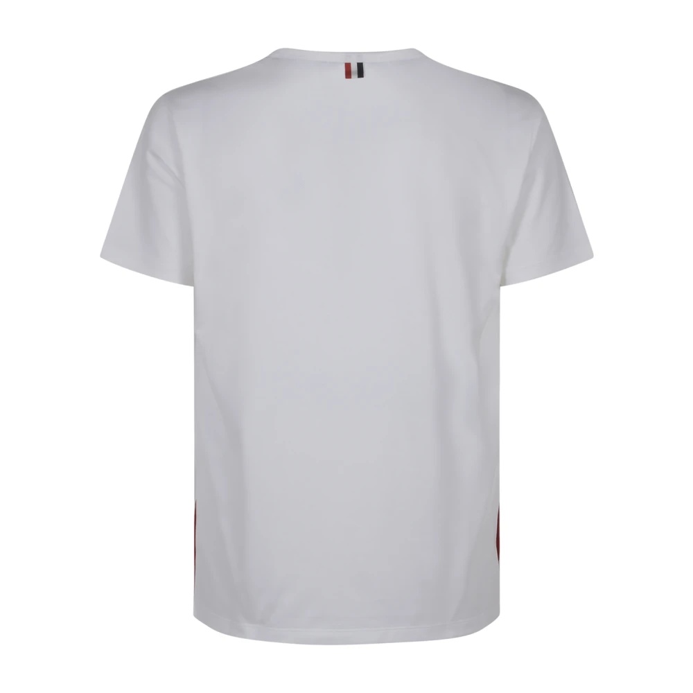 Tシャツ・カットソー Thom Browne Ss Rwb Pocket Tee In Medium Weight Jerse SS RWB POCKET JERSEY COTTON T-SHIRT for Men - Thom Browne