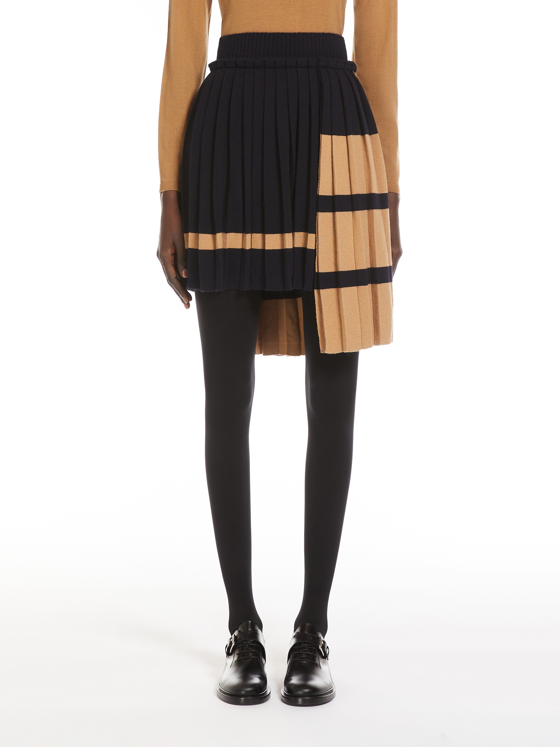 SAVA Pleated knit skirt - 3