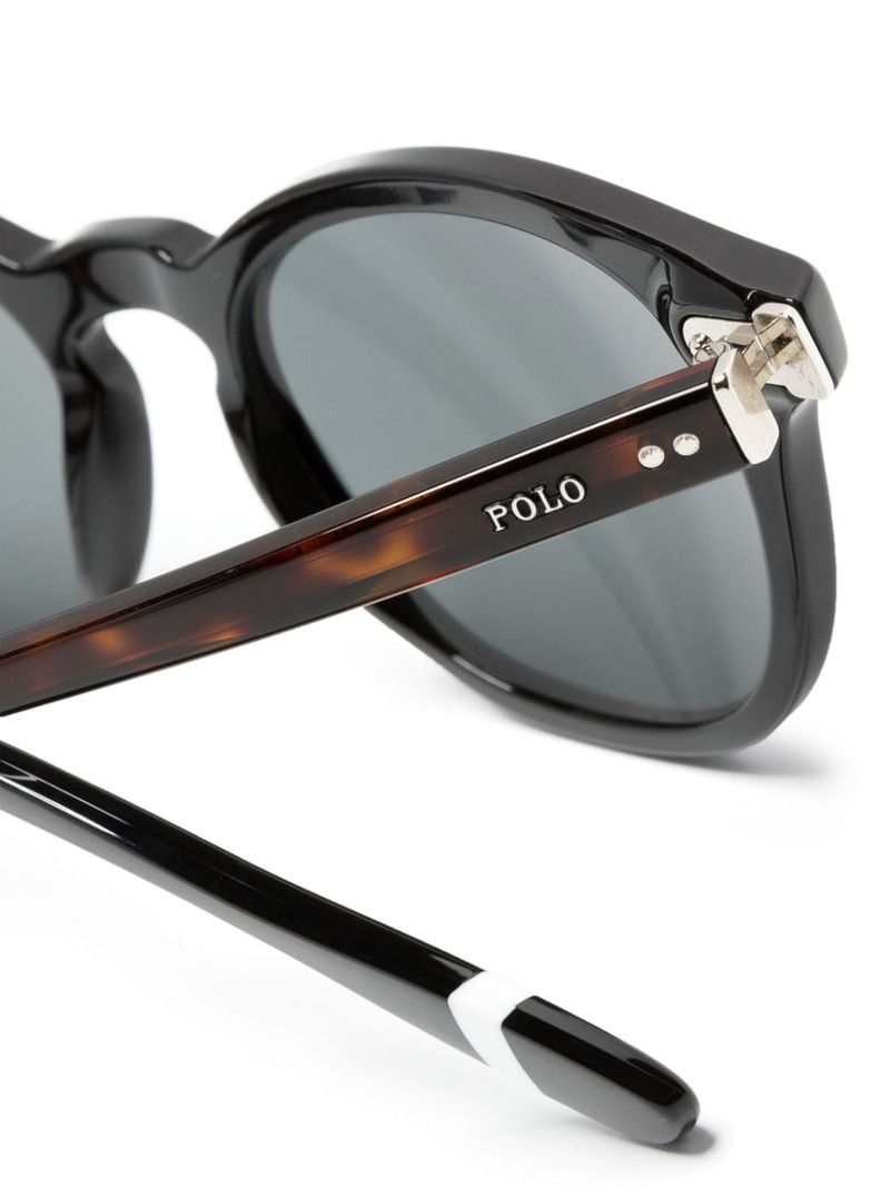 tortoiseshell round-frame sunglasses 3