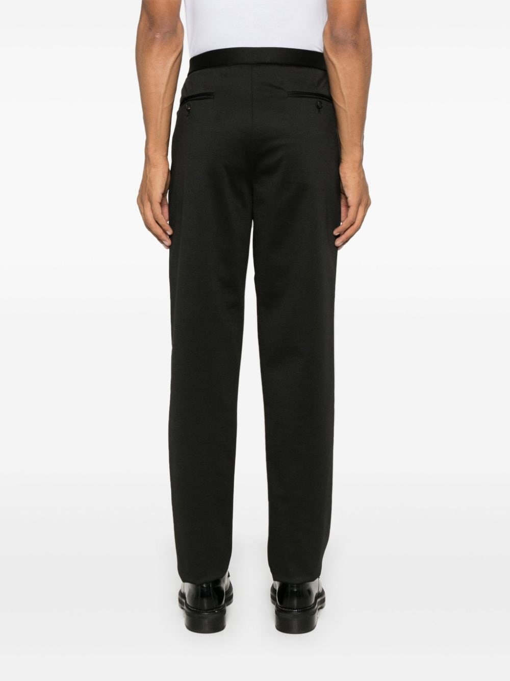 pleat-detail trousers - 4