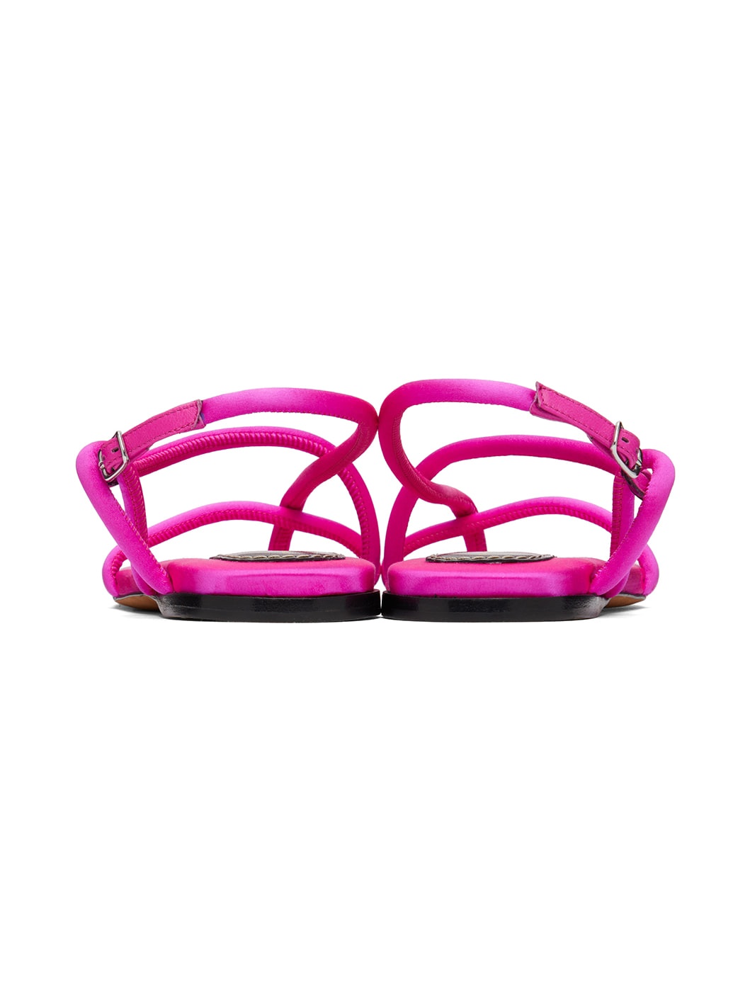 Pink Strappy Sandals - 2