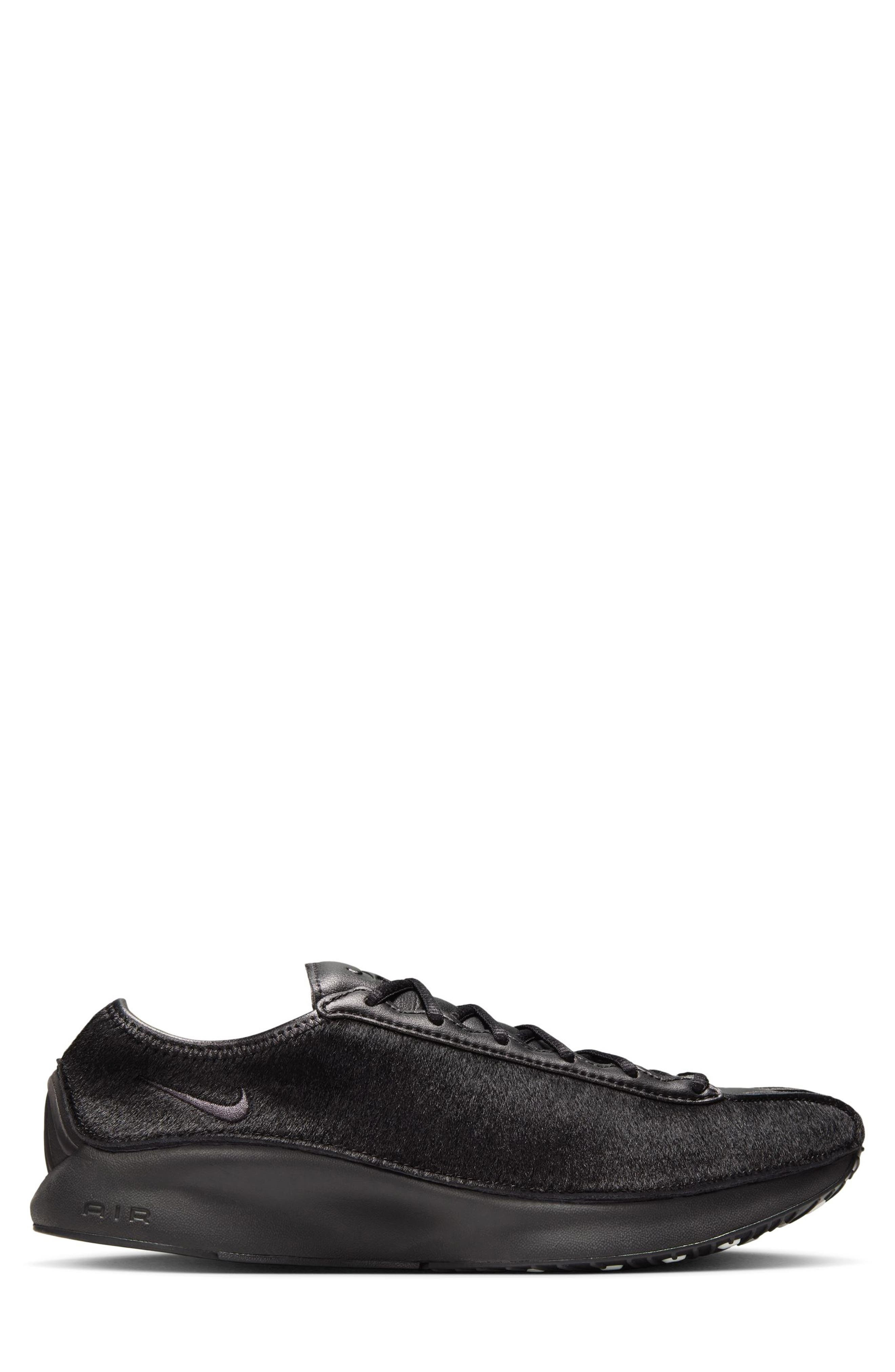 Nike Air Superfly Genuine Calf Hair Sneaker in Black/Off Noir/Photon Dust at Nordstrom - 3