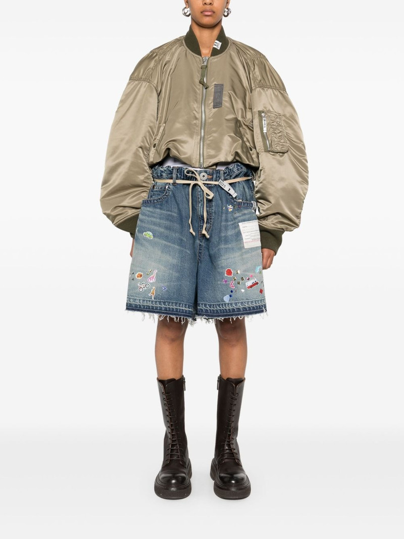Maison MIHARAYASUHIRO cropped bomber jacket outlook