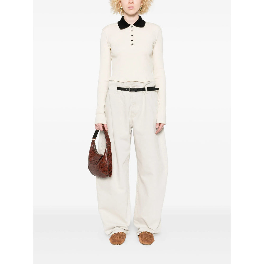 Amiri Neutrals Tops - Polo Tops Women - 3