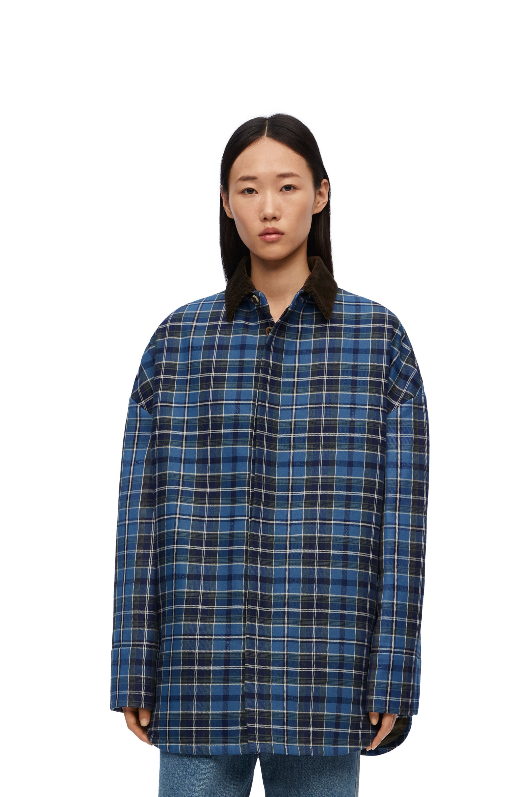Overshirt in wool blend - 3