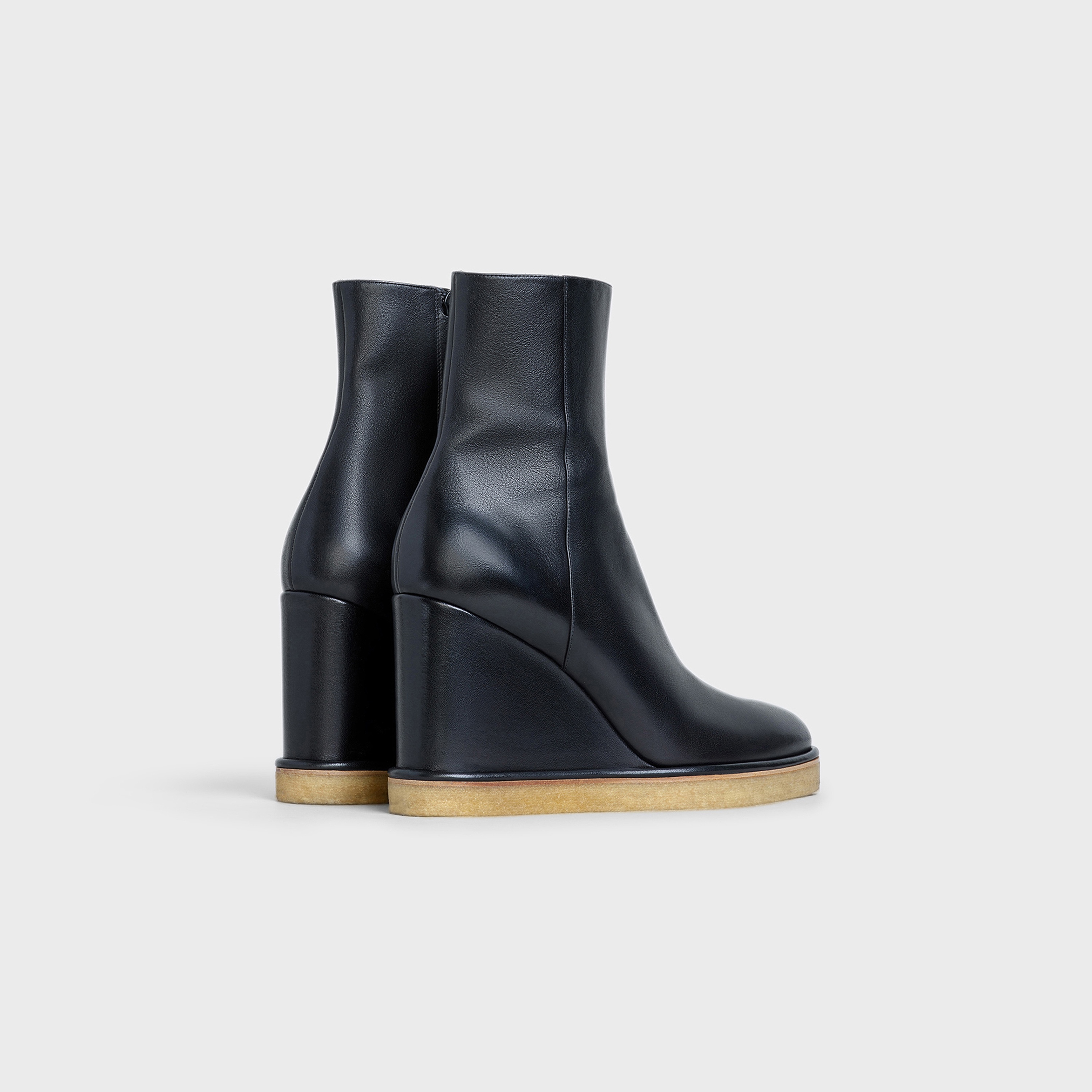 MANON WEDGE ANKLE BOOT  IN  CALFSKIN - 3