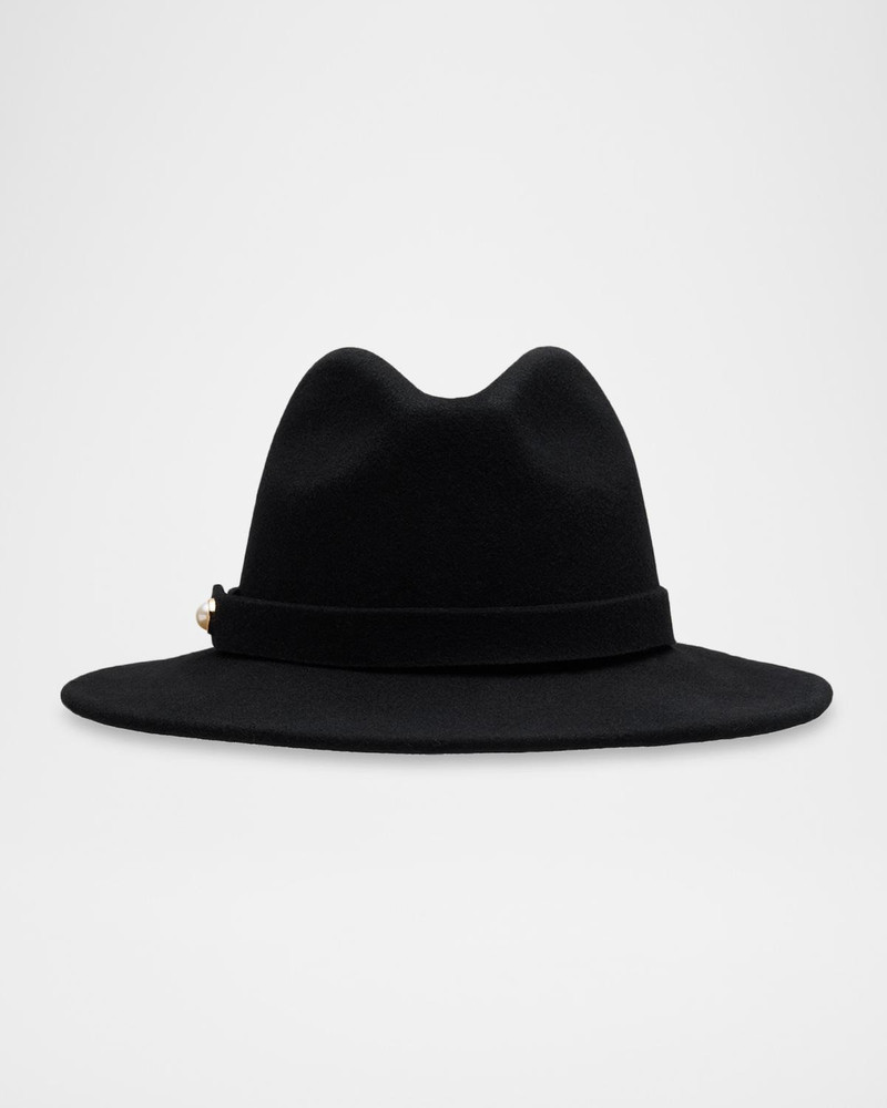 Nayla Wool Felt Fedora 1
