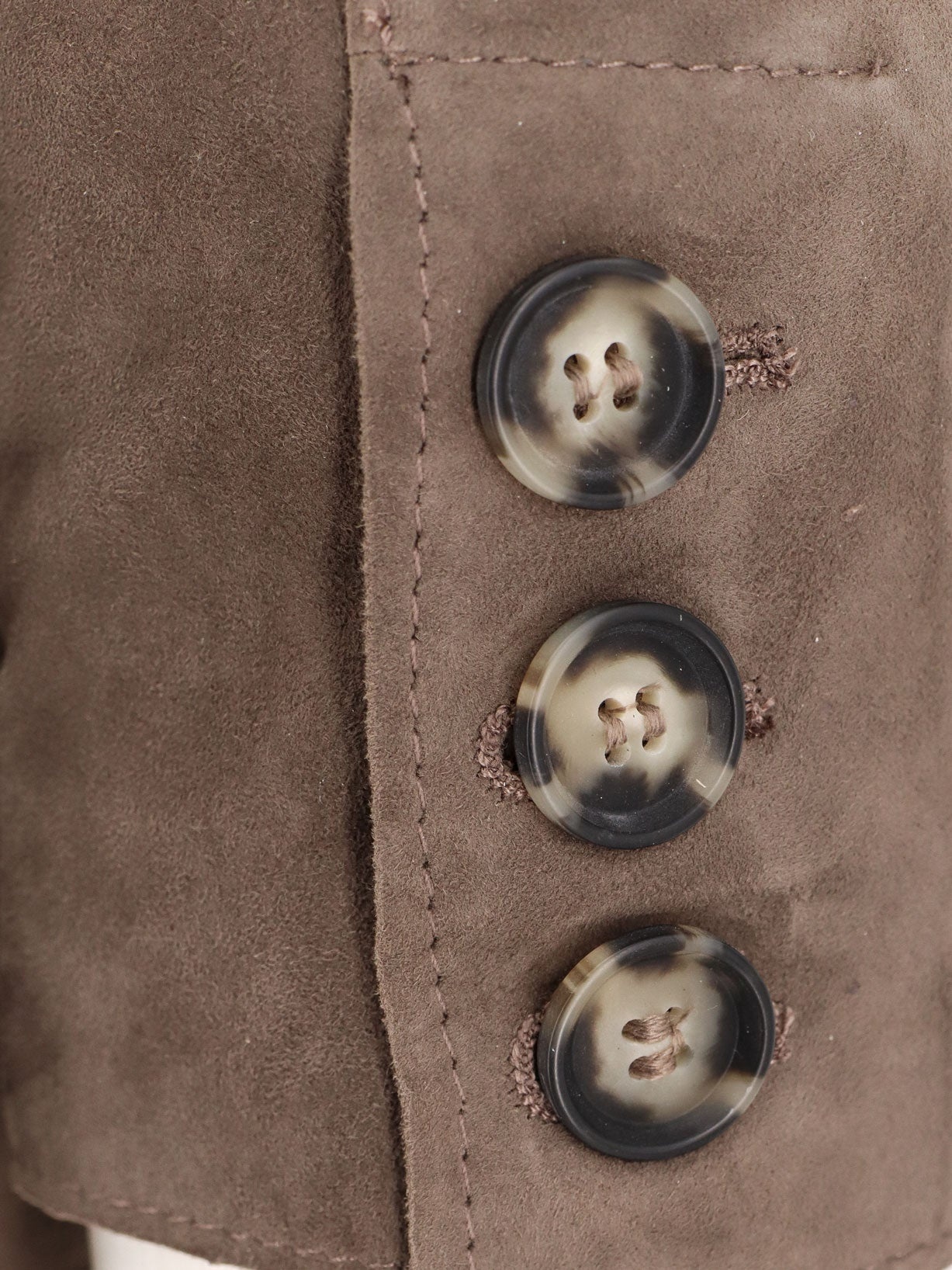 DFOUR - Dfour Suede Jacket With Peak Lapel - 3