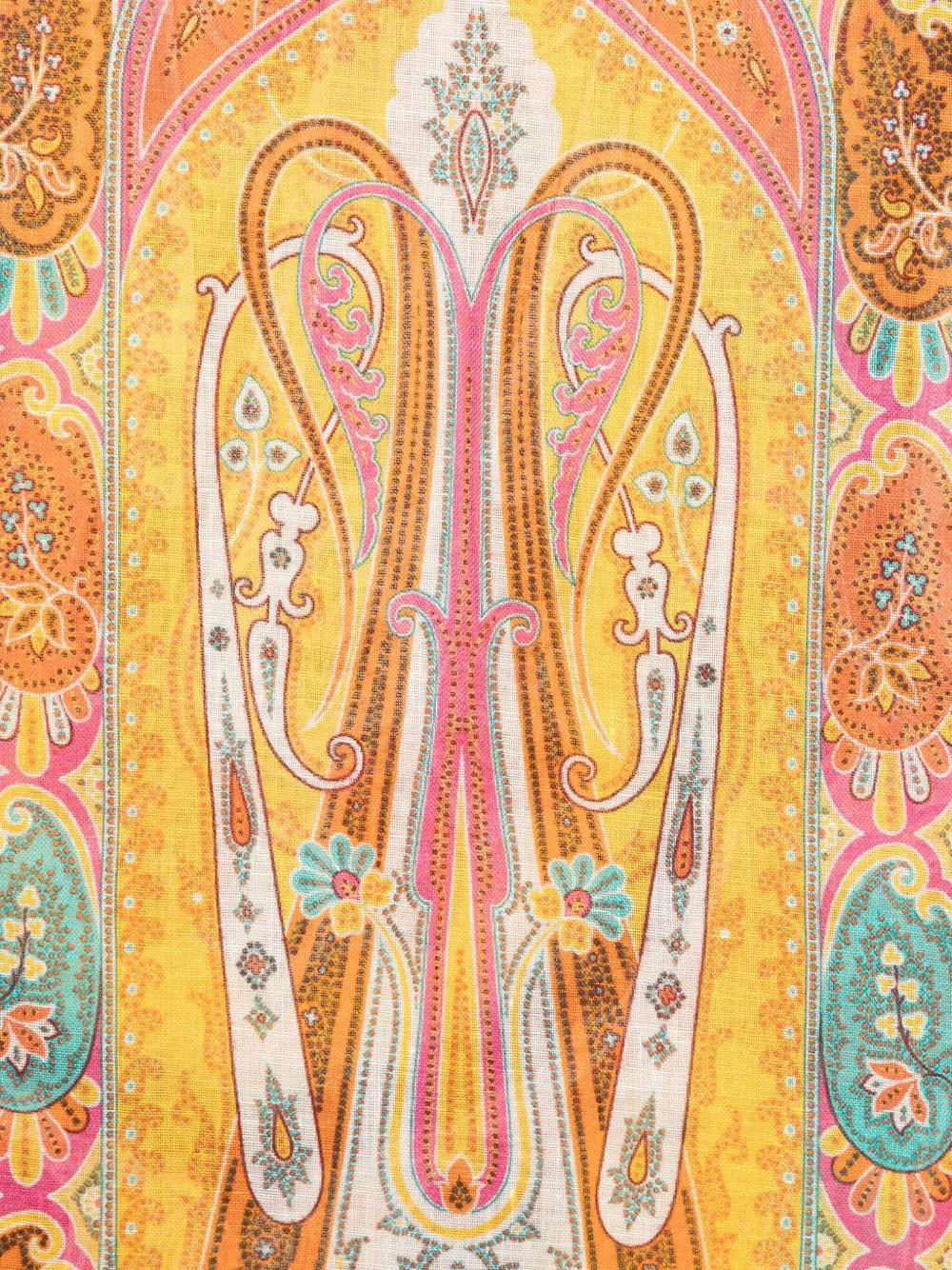 paisley-pattern scarf - 2