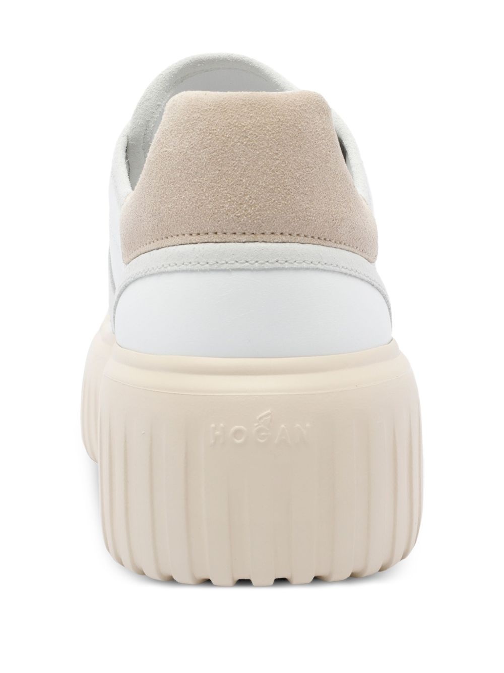 58mm leather platform sneakers - 3