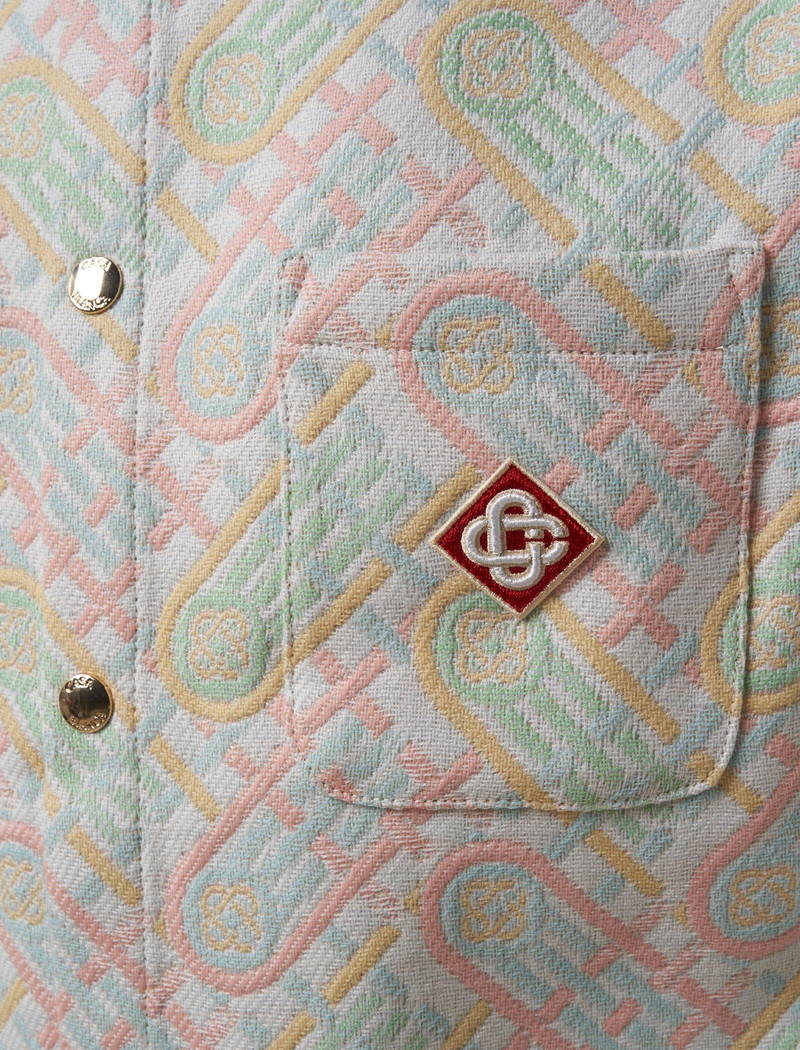CASABLANCA JACQUARD SHIRT JACKET outlook