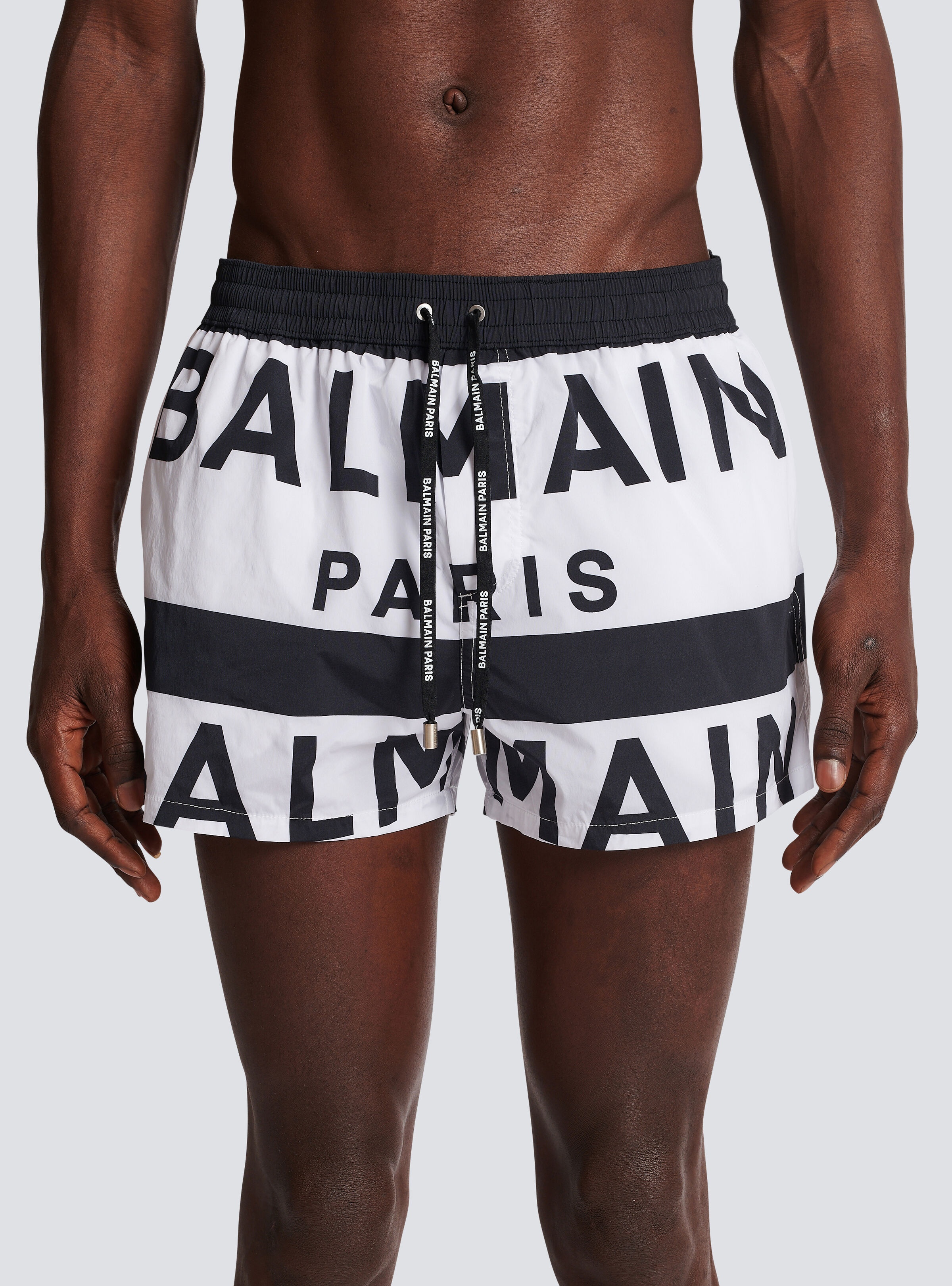 Balmain logo swim shorts - 5