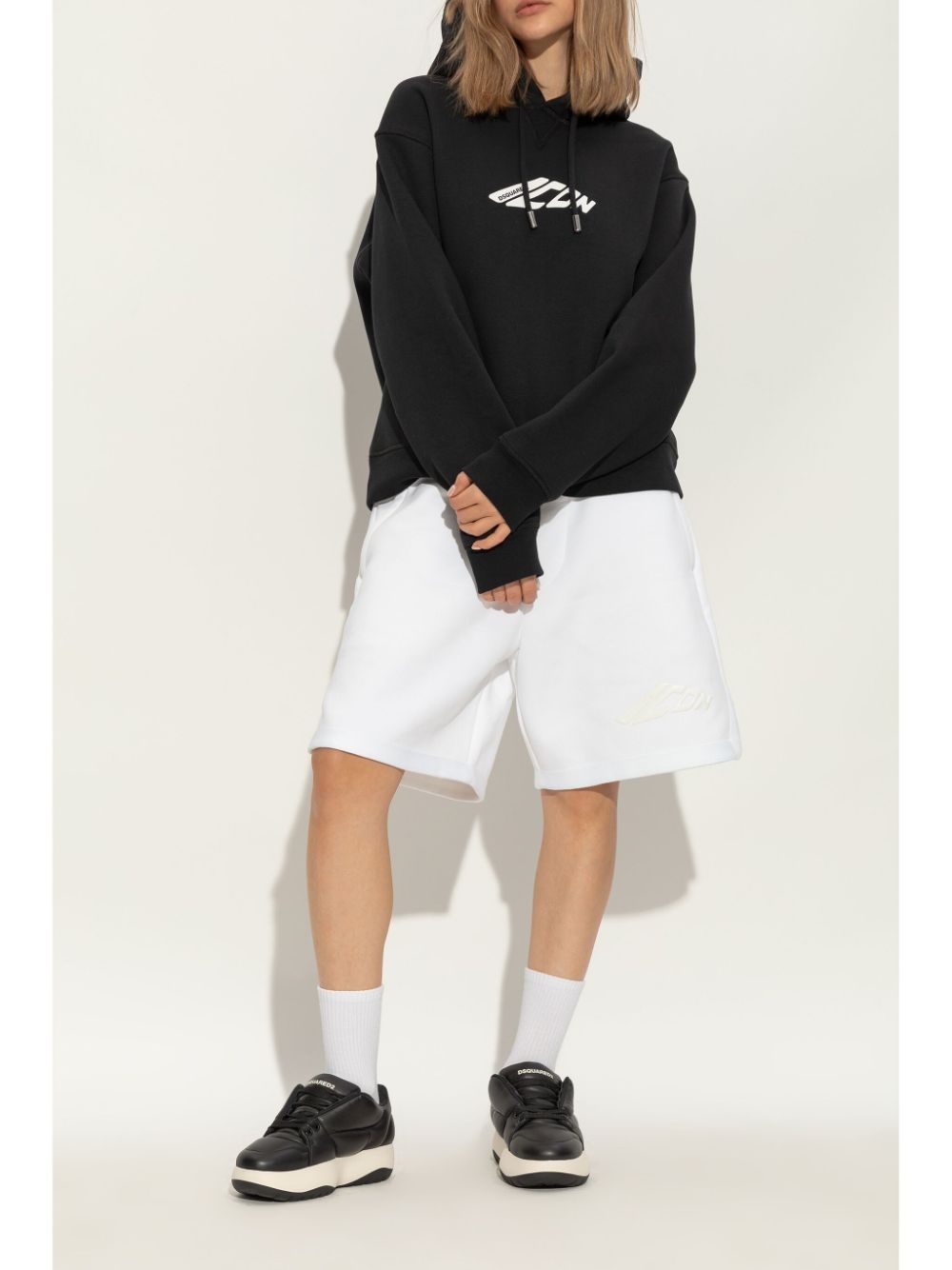 quilted leather sneakers - 3