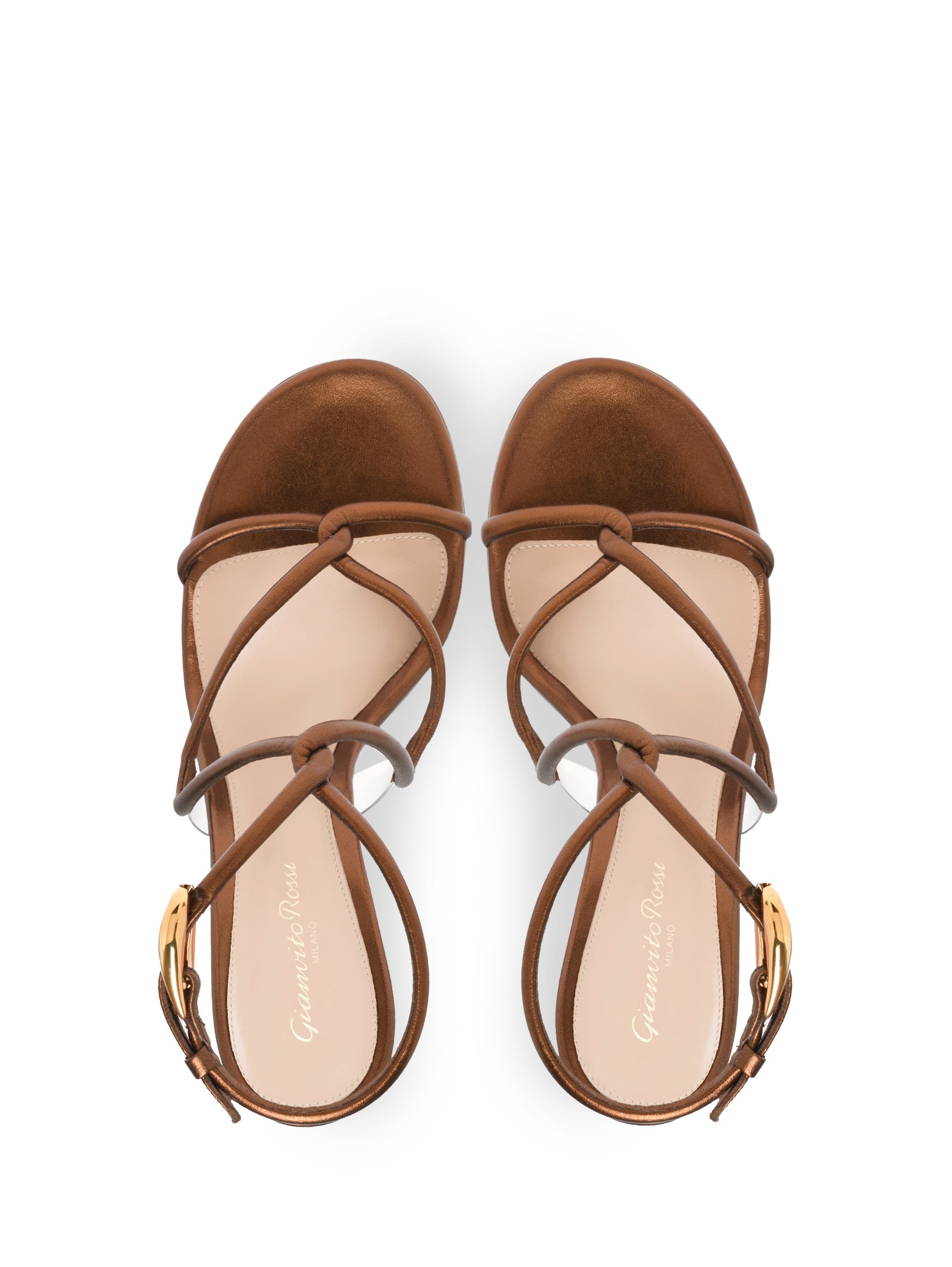 Gianvito Rossi Black Mamba Sandals in Brown Nappa at Nordstrom - 3