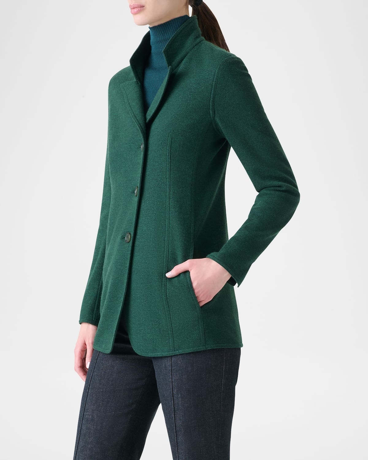 Liam Cashmere Jersey Jacket - 4