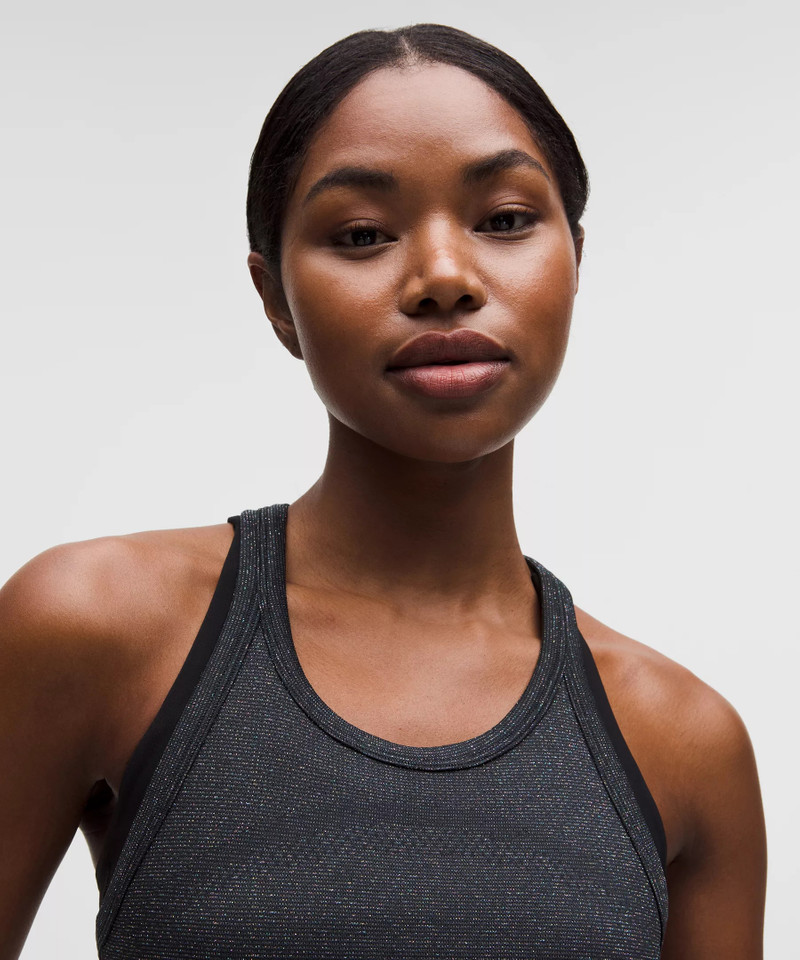 Swiftly Tech Cropped Round-Neck Racerback Tank Top 2.0 *Sparkle 4
