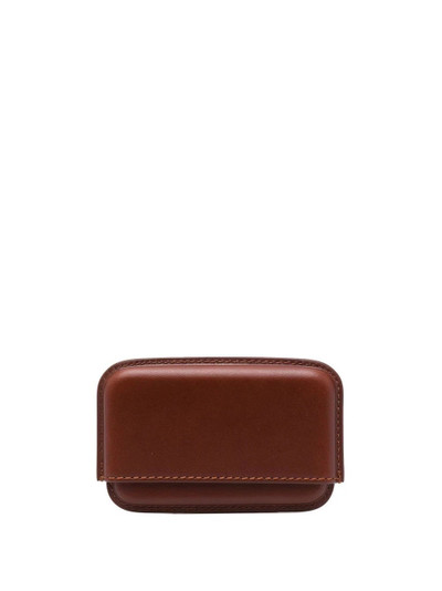 A.P.C. embossed logo stamp cardholder outlook