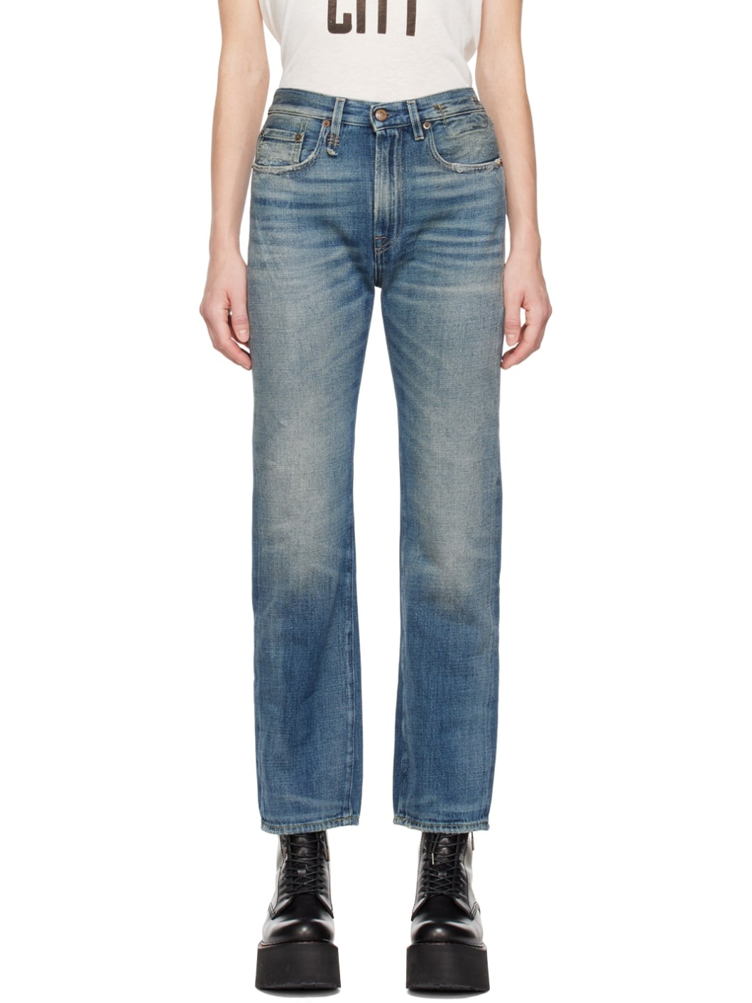 Blue Courtney Slim Jeans - 1