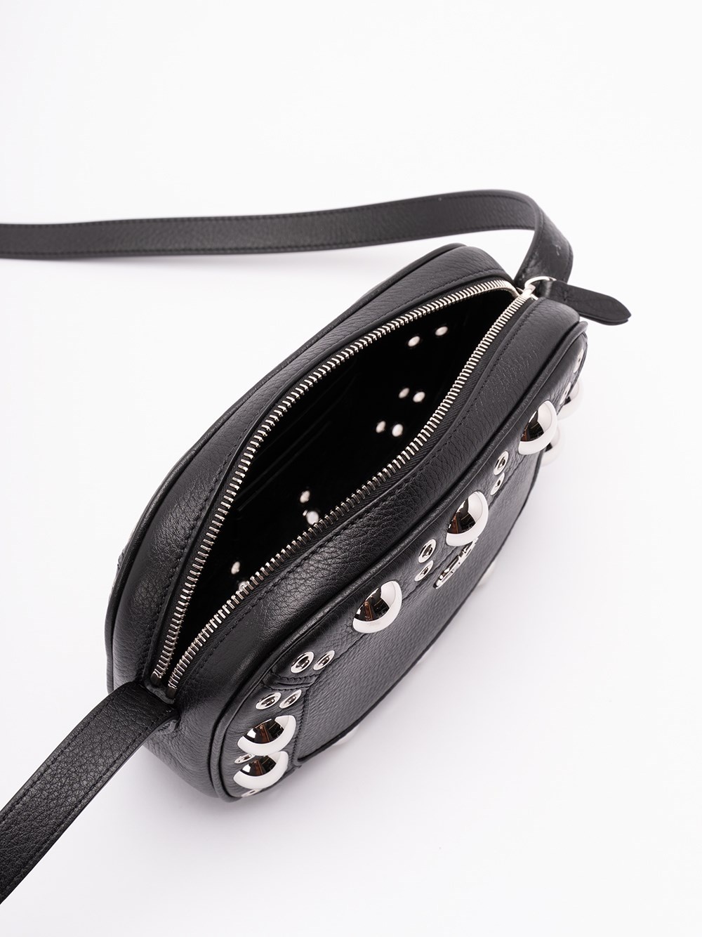 `Nellcote` Multi Studs Logo Leather Crossbody Bag - 5