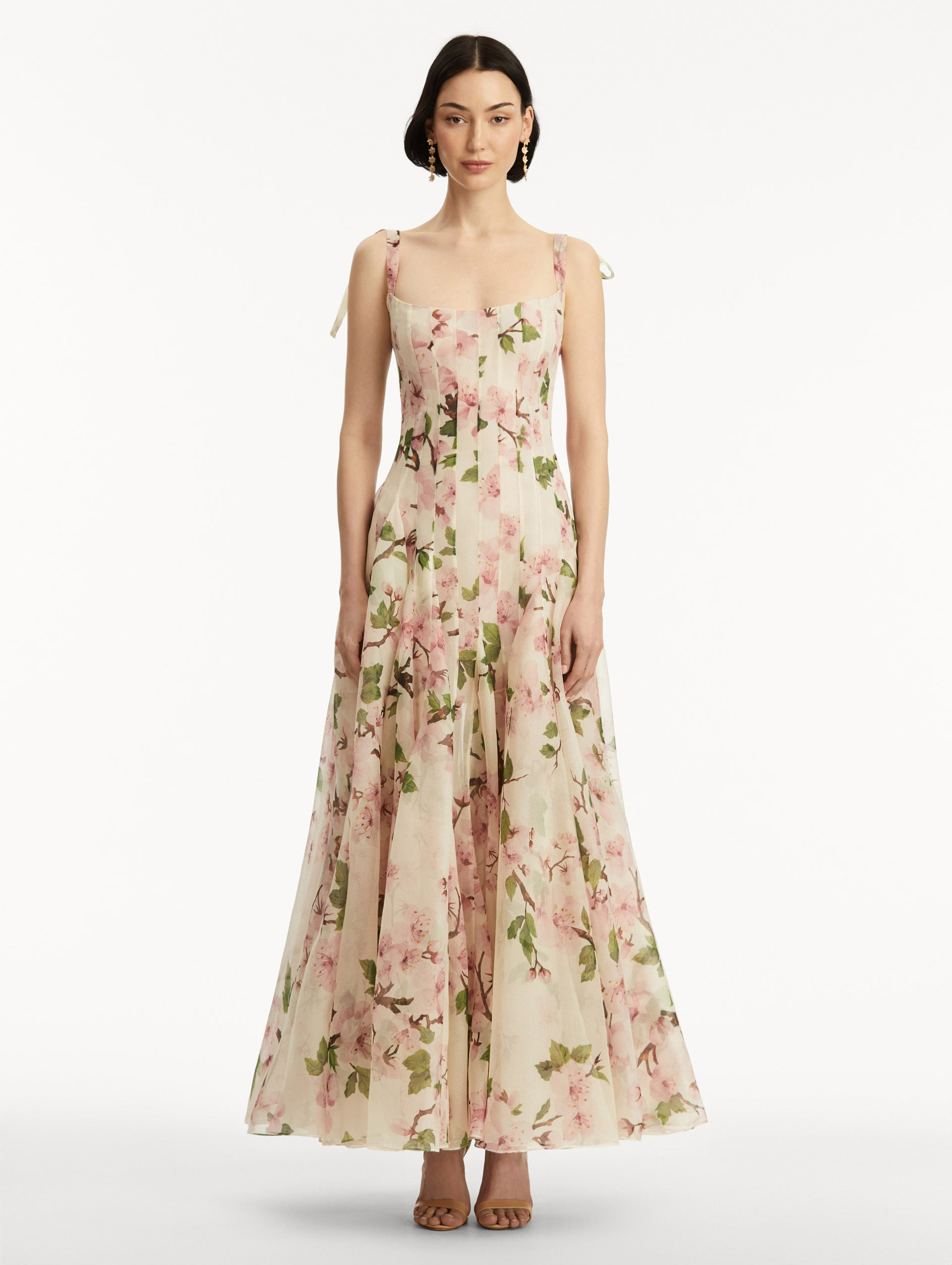 CHERRY BLOSSOM ORGANZA GOWN - 2