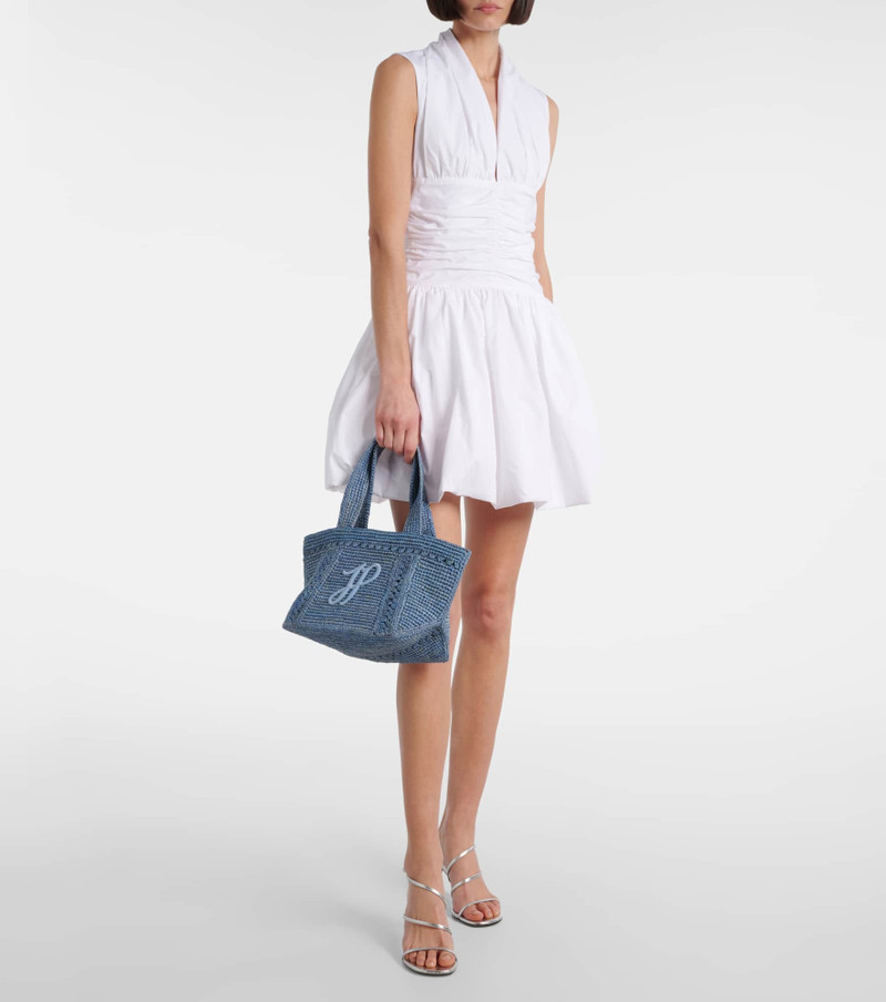 PATOU Trapeze Small raffia shopper outlook