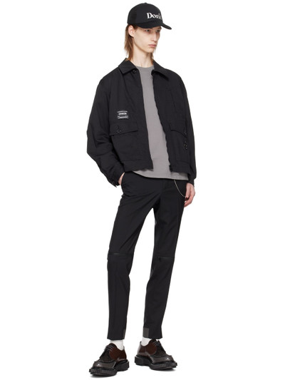 UNDERCOVER Black O-Ring Trousers outlook