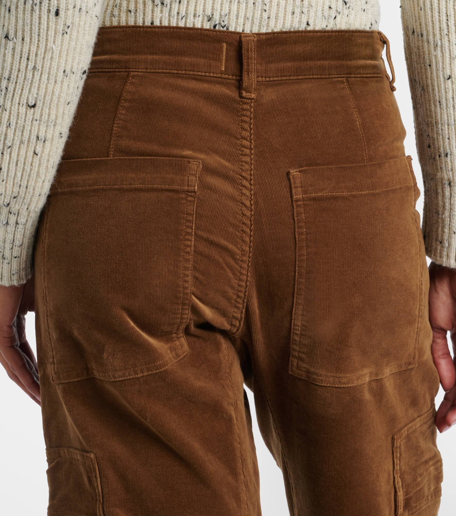 Marcelle cotton corduroy cargo pants - 6