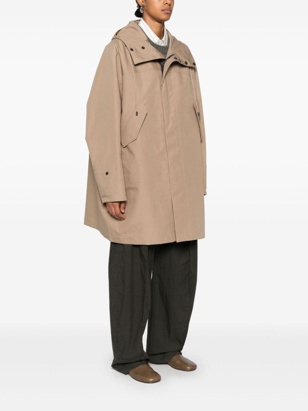 hooded raincoat - 3