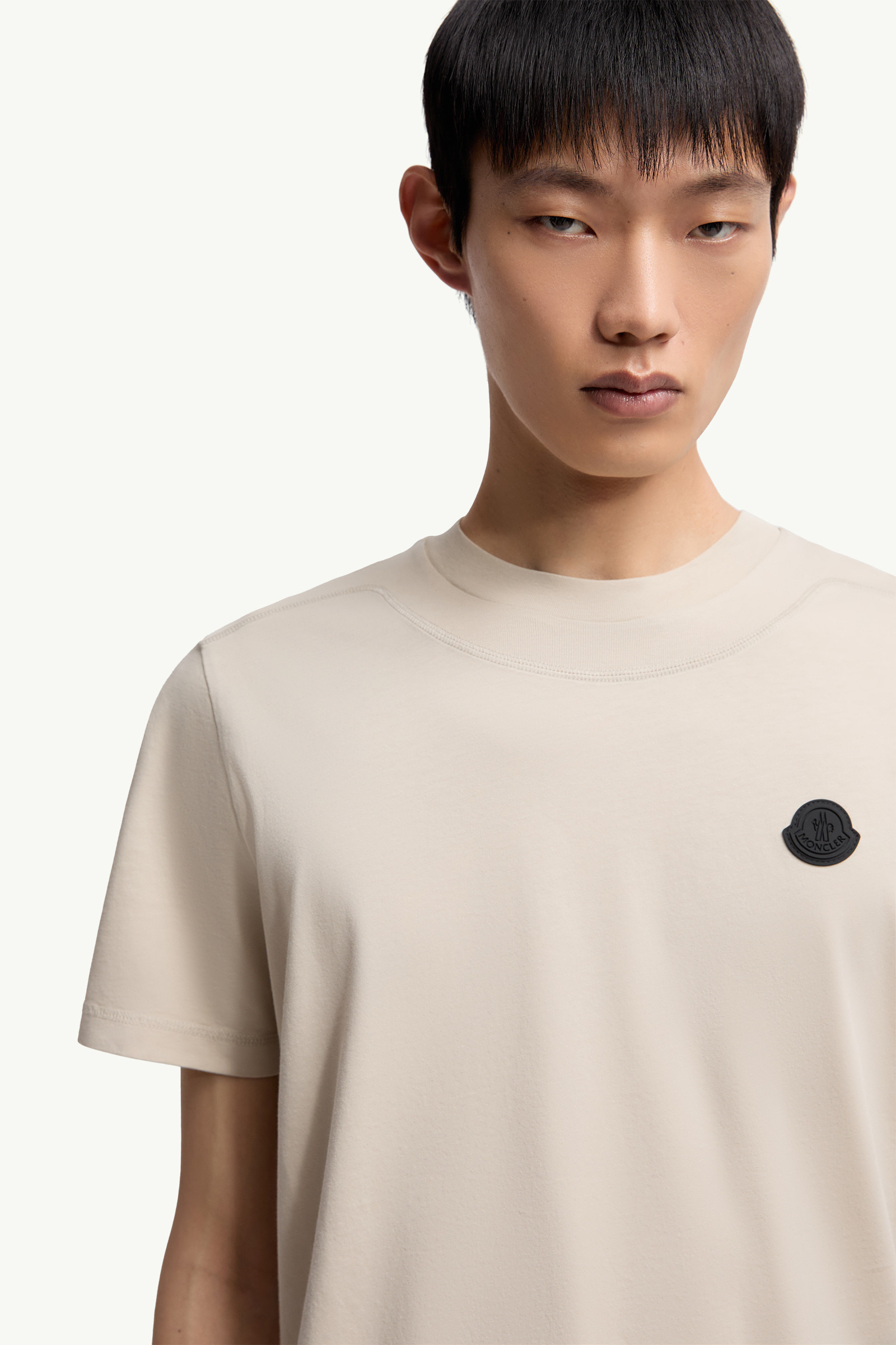 Logo Patch Cotton T-Shirt - 6