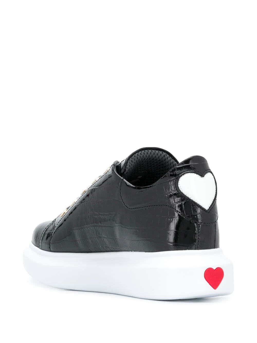 heart-patch chunky trainers - 3