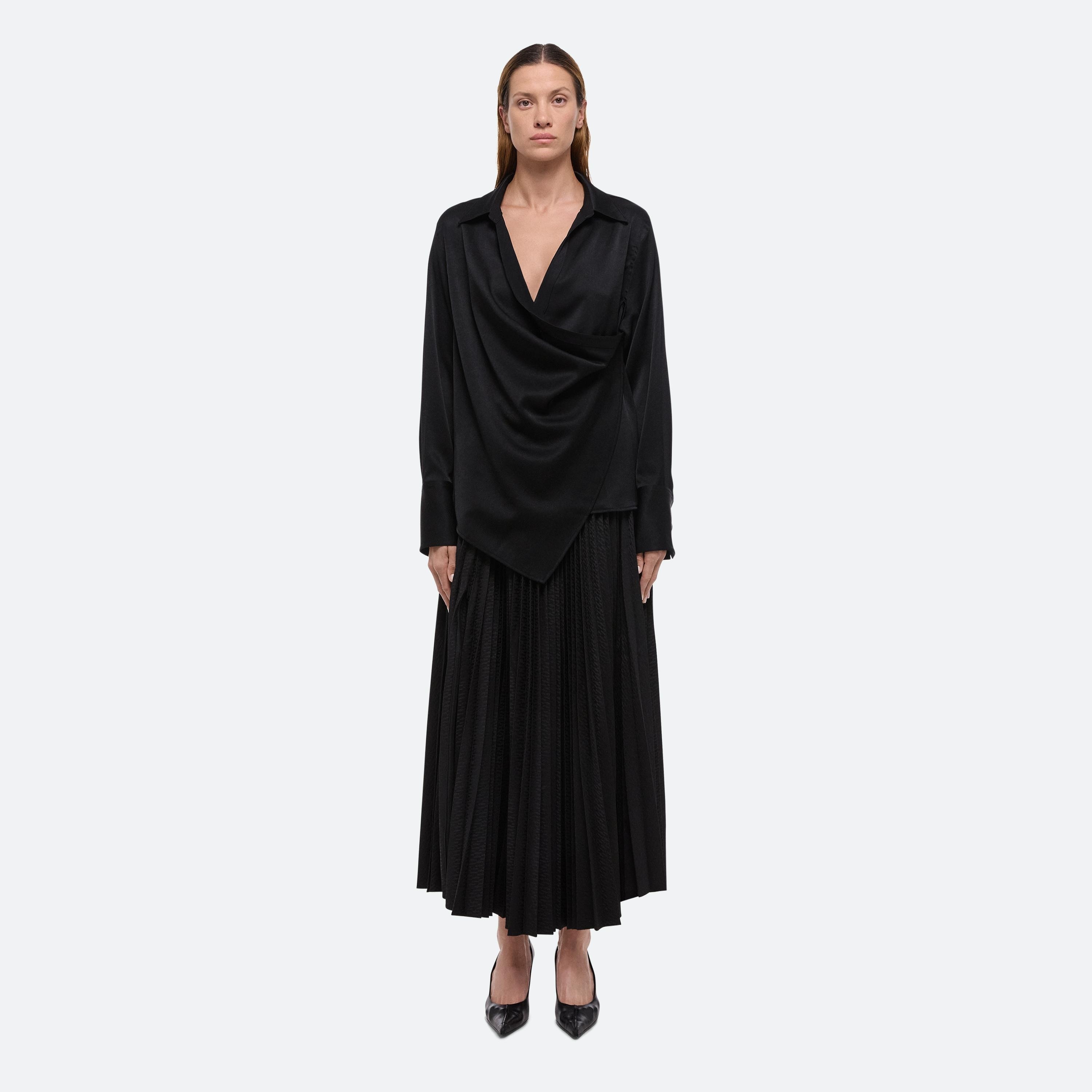 RELAXED WRAP SHIRT - 3