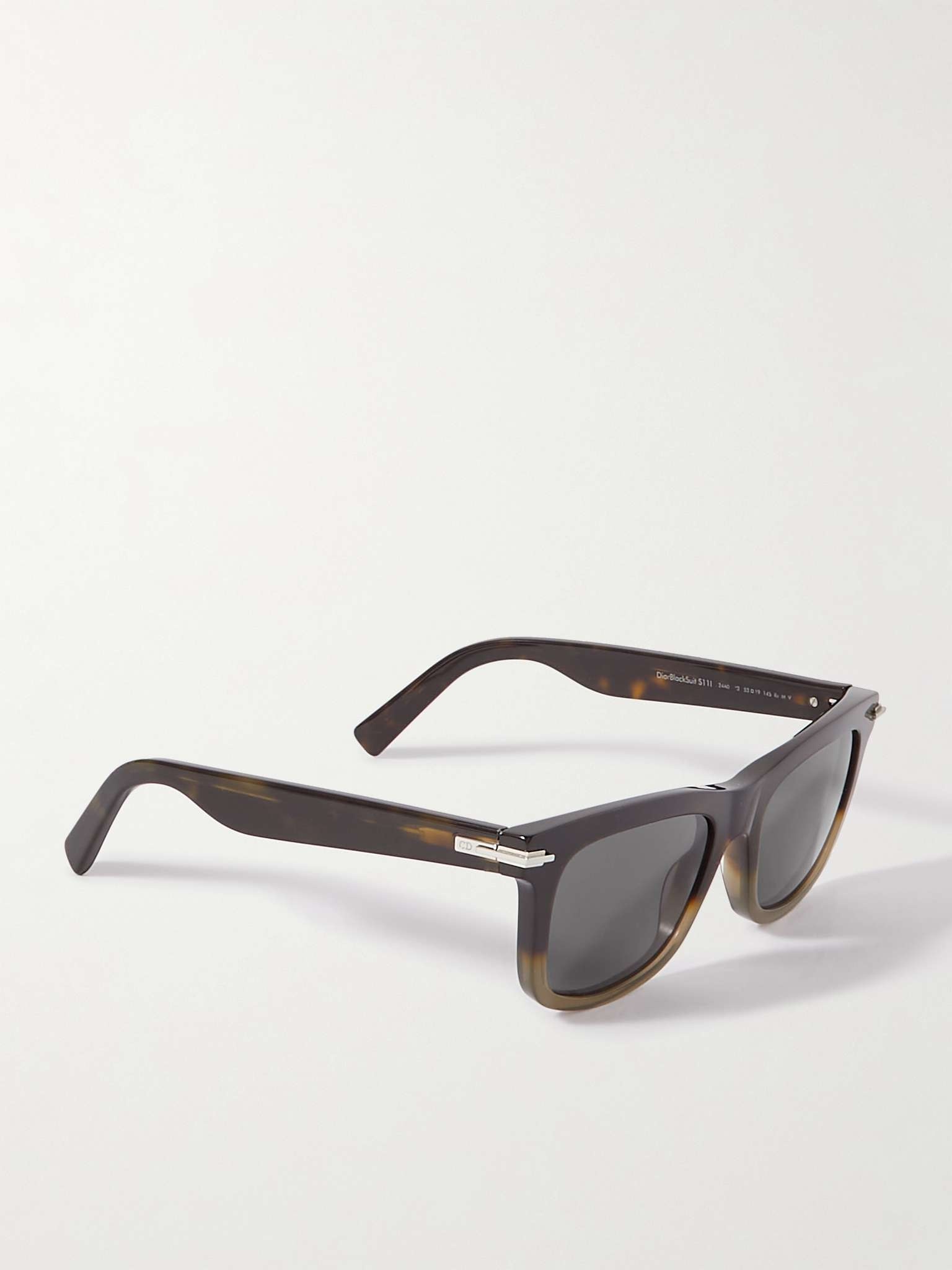 DiorBlackSuit S11I D-Frame Tortoiseshell Acetate Sunglasses - 3